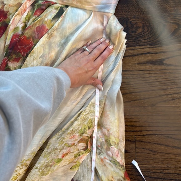 ZIMMERMANN Luminosity Strapless Midi Dress Zimmermann Size 2 - Picture 14 of 17